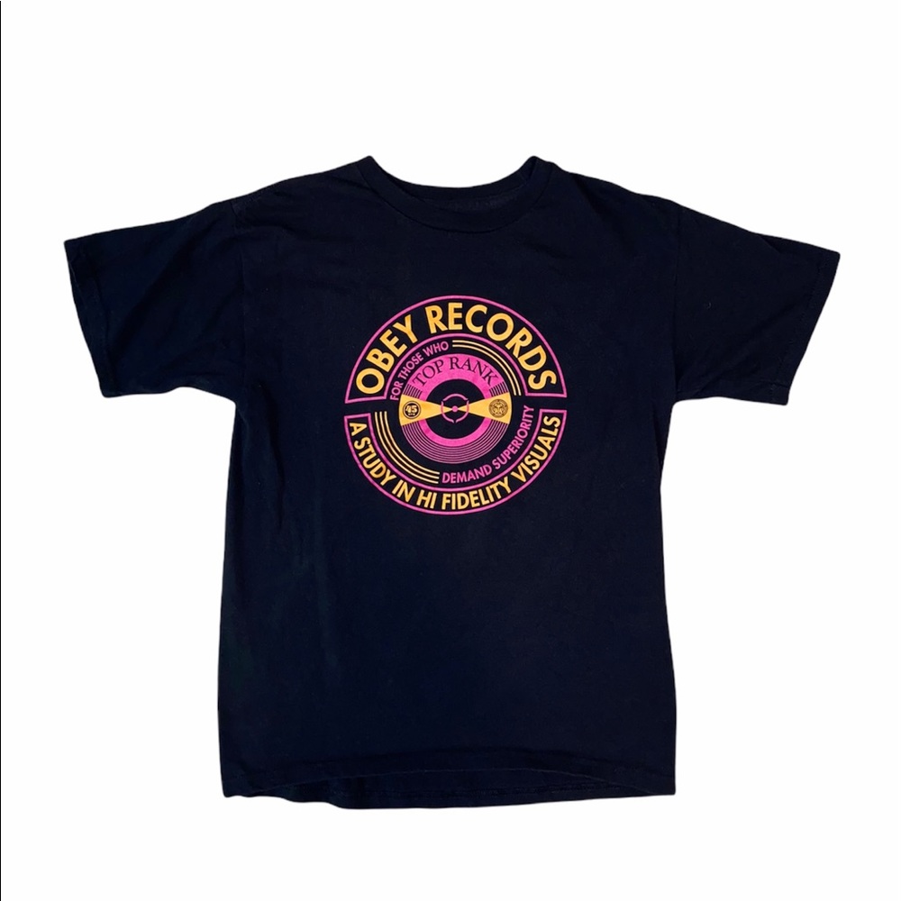 Obey Clothing black tee